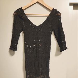 Bebe stretch lace dress
